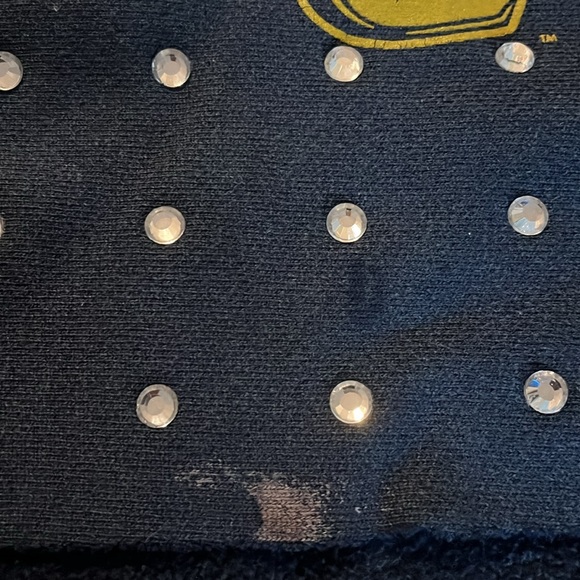 Bedazzled cropped UC Davis Wrestling sweater - Picture 2 of 3